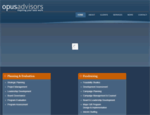 Tablet Screenshot of opusadvisorsllc.com